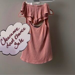 Mina Lisa XS Knit Blush Camisole Top & Shorts 2 Piece Set